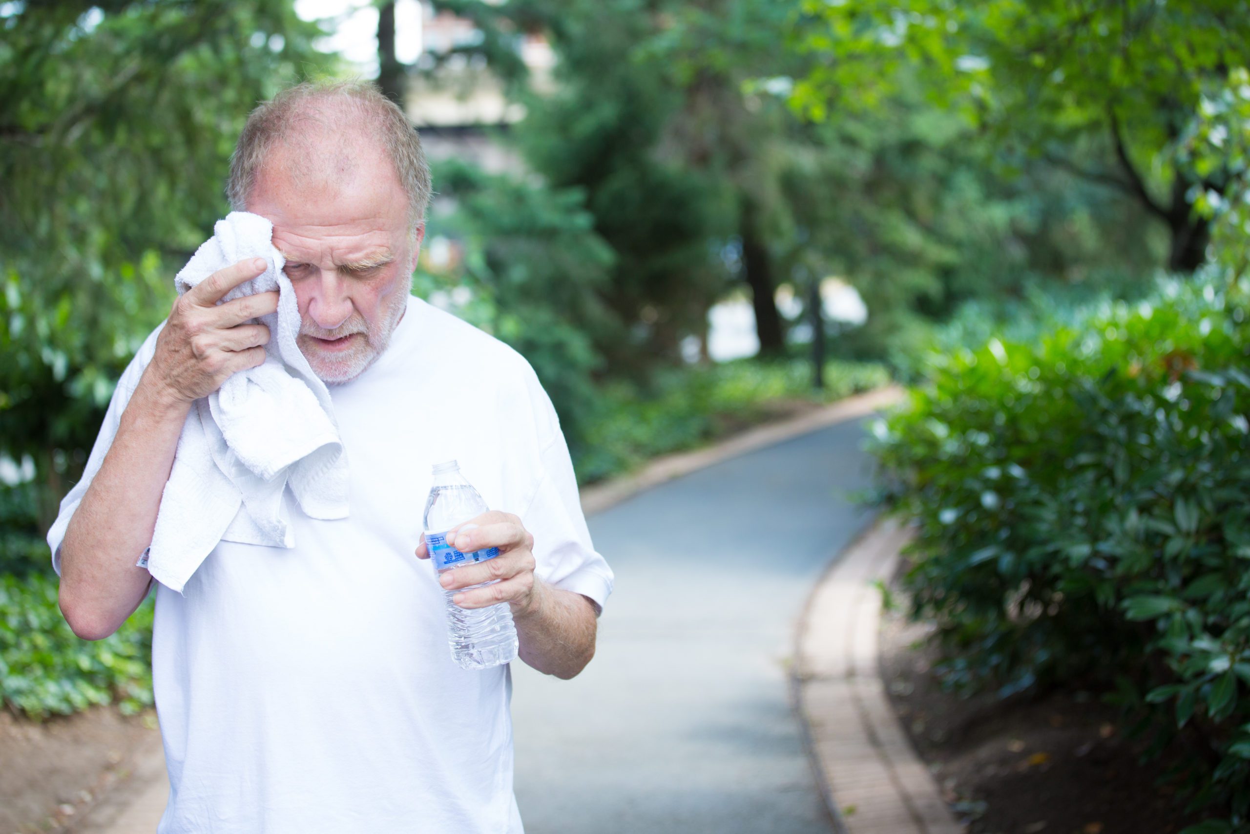 Symptoms of dehydration in elderly