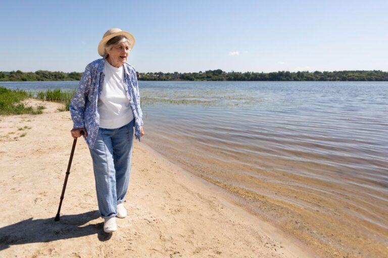 Why Do Some Elderly Adults Walk Bent Over?